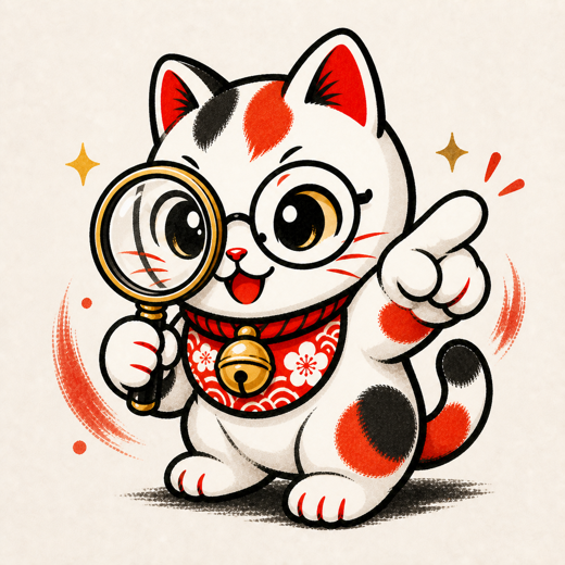おすすめを案内する利き猫